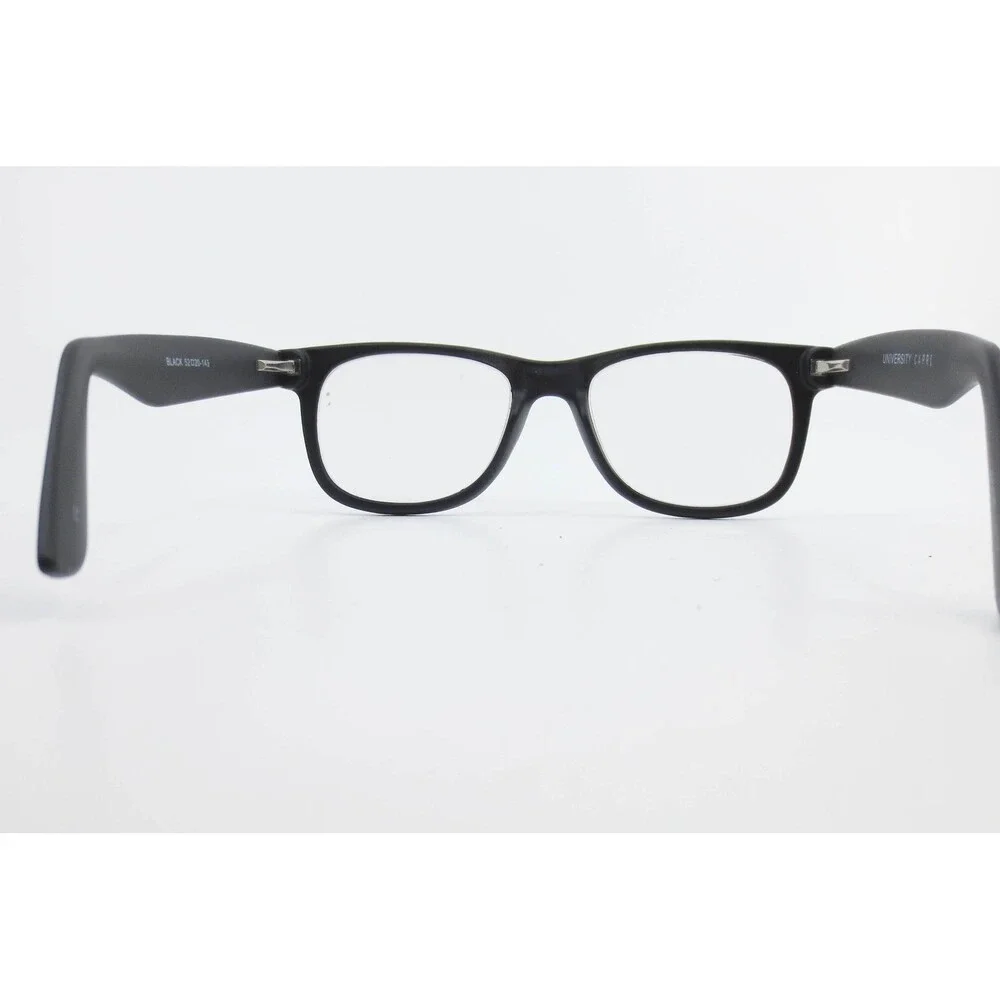 University Capri Eyeglasses Matte Black Wayfarer Frames 52-20-145 36708
